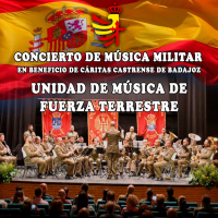 La música militar protagonizará un concierto solidario en el López de Ayala