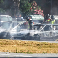 Arden otros dos vehículos en Badajoz: van cuatro en menos de 24 horas