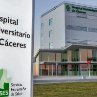 Queda atrapado en una mula mecánica en Cáceres