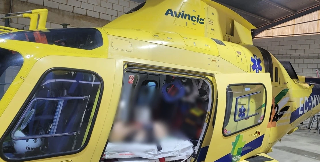 Trasladado al hospital tras ser atropellado en una localidad extremeña