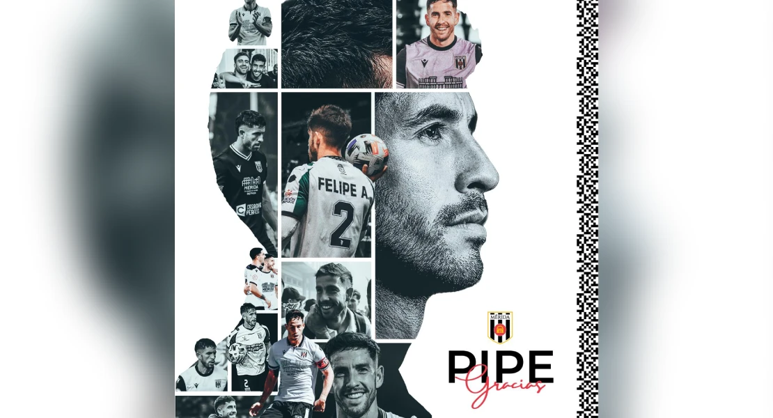 La AD Mérida despide a su capitán: “¡Gracias Pipe!”