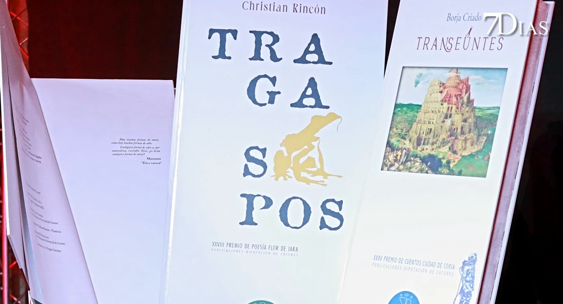 La Diputación de Cáceres premia el talento literario y periodístico en esta gala