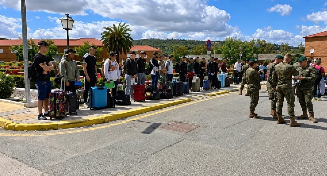 En la UCI un alumno del CEFOT de Cáceres tras sufrir un golpe de calor