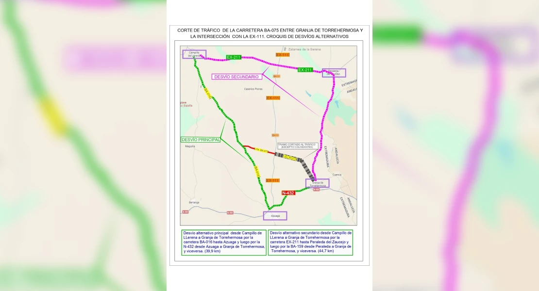 Corte de más de cinco meses en la BA-075: estos son los desvíos
