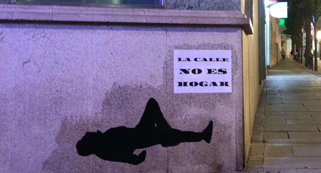 Las calles de Badajoz visibilizan la realidad del sinhogarismo a través de esta campaña