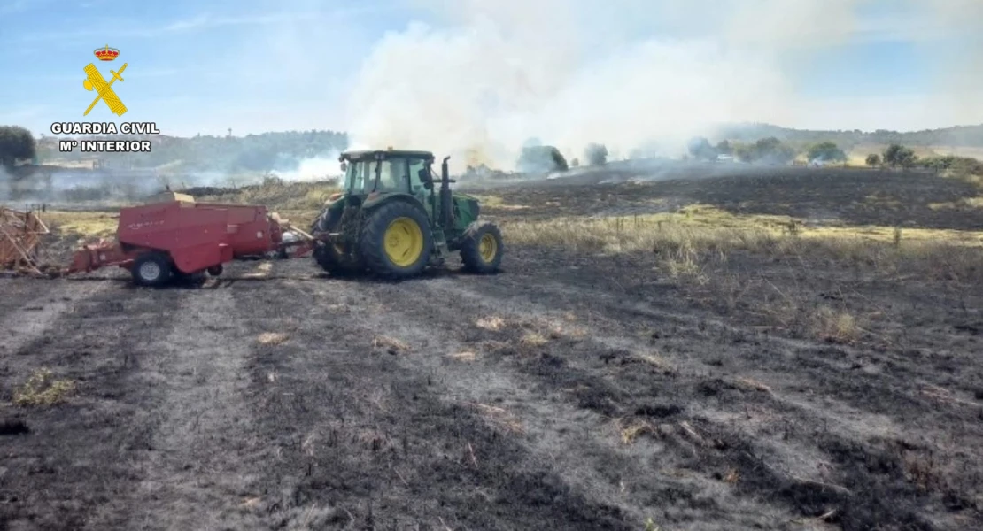 Descubren a los causantes de dos incendios en Cáceres: uno de ellos estaba oculto