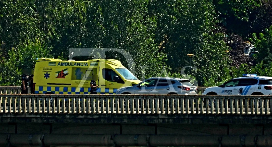 Herido un motorista en un accidente en el Puente de la Universidad de Badajoz
