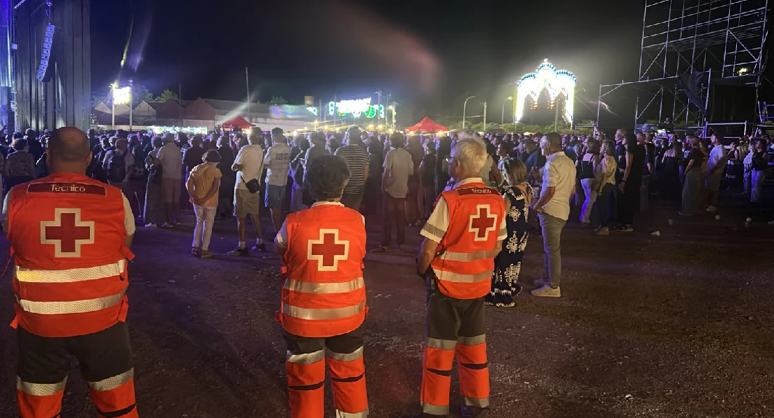 Cruz Roja atiende 16 incidencias en el segundo viernes de la Feria de San Juan