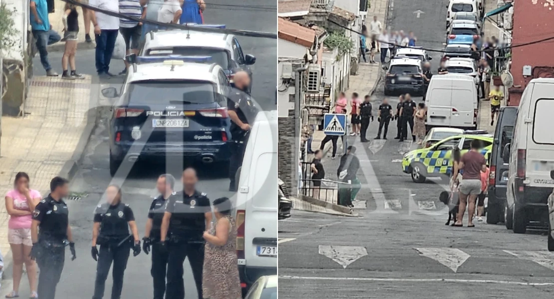Tensión máxima en Plasencia por una riña tumultuaria en plena calle