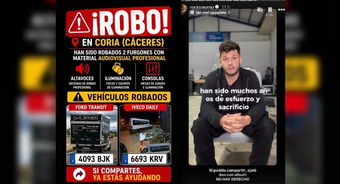 NO PUBLICAR: La empresa que sufrió el famoso robo en Coria desmiente rumores: "No hay rastro de lo robado"