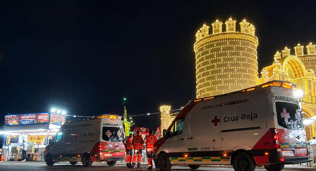 Cruz roja atiende a 41 personas durant el sábado en la Feria de San Juan de Badajoz