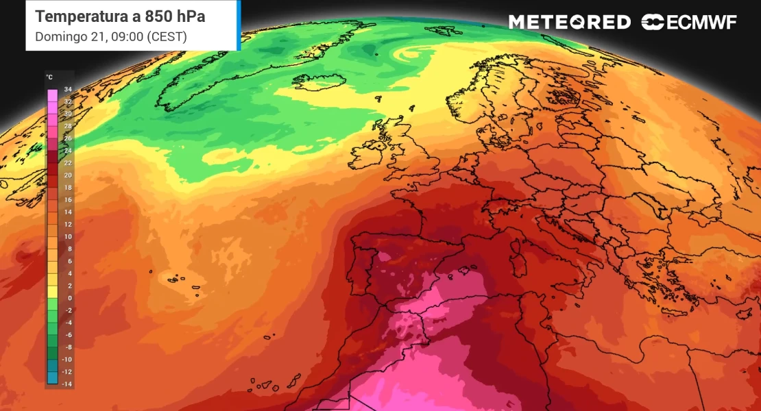 Tormentas y temperaturas de hasta 40ºC: así será el último fin de semana de la primavera