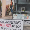 Stop Alquileres Abusivos Cáceres coloca pancartas contra el papel de las inmobiliarias