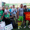 Leyendas, deporte y solidaridad: así se vivió el partido por la ELA en Cáceres