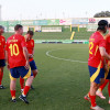 Leyendas, deporte y solidaridad: así se vivió el partido por la ELA en Cáceres
