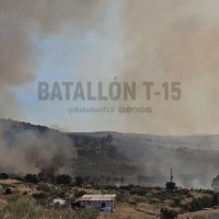 Un incendio se acerca a viviendas en la provincia de Cáceres: activado el nivel 1 de peligrosidad