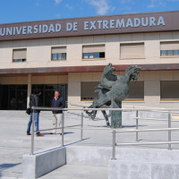 Roban en el Rectorado de la Universidad de Extremadura en Badajoz