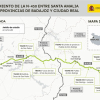 Aprueban el estudio informativo para la mejora de la N-430 entre estos tramos