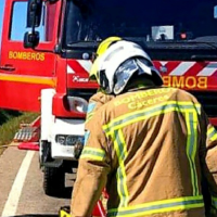 Una mujer herida tras el grave accidente en la provincia de Cáceres