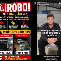 Varios detenidos por el famoso robo en Coria del material audiovisual de una empresa