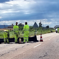 Anuncian un corte de tráfico en la carretera BA-075 durante varios meses
