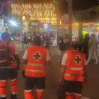 Balance del domingo en la Feria: cuatro heridos leves, un traumatismo y un síncope