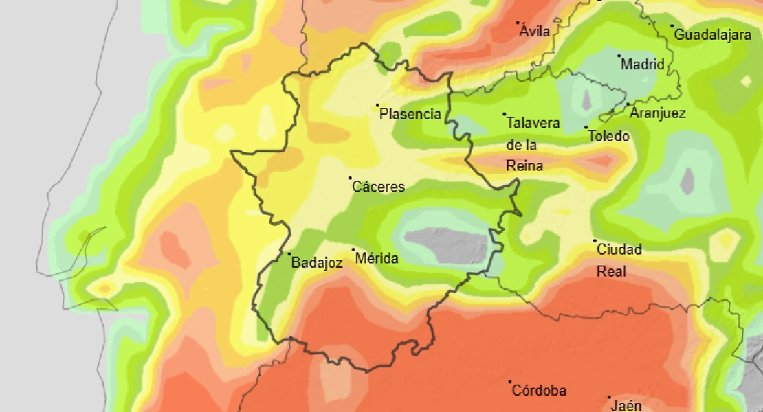 El tiempo para el fin de semana en Extremadura