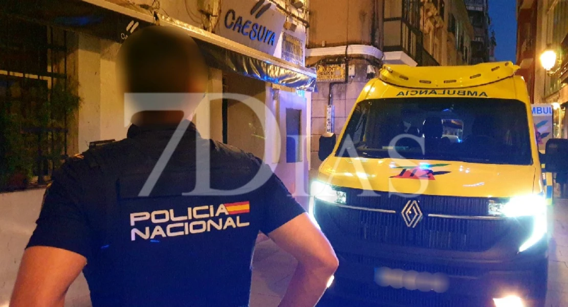 Rescatan a una persona tras accidentarse en su vivienda en el centro de Badajoz