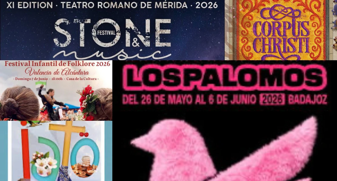 Todos los eventos disponibles en Extremadura para el primer fin de semana de junio