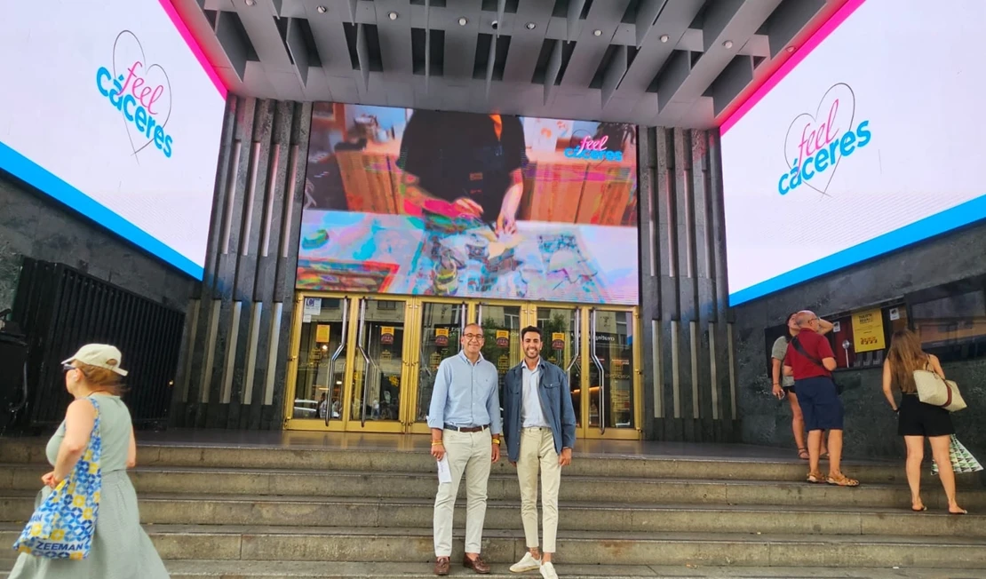 Cáceres se promociona en Madrid con motivo de la visita del Papa