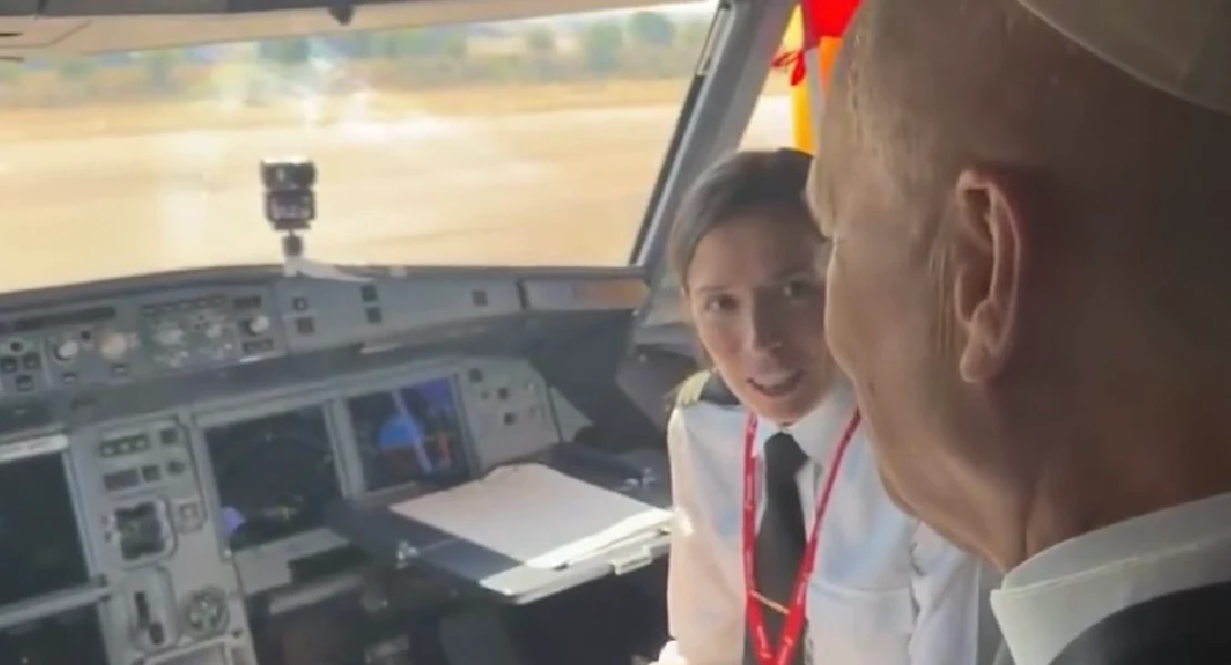 La piloto extremeña que pidió la bendición del papa León XIV