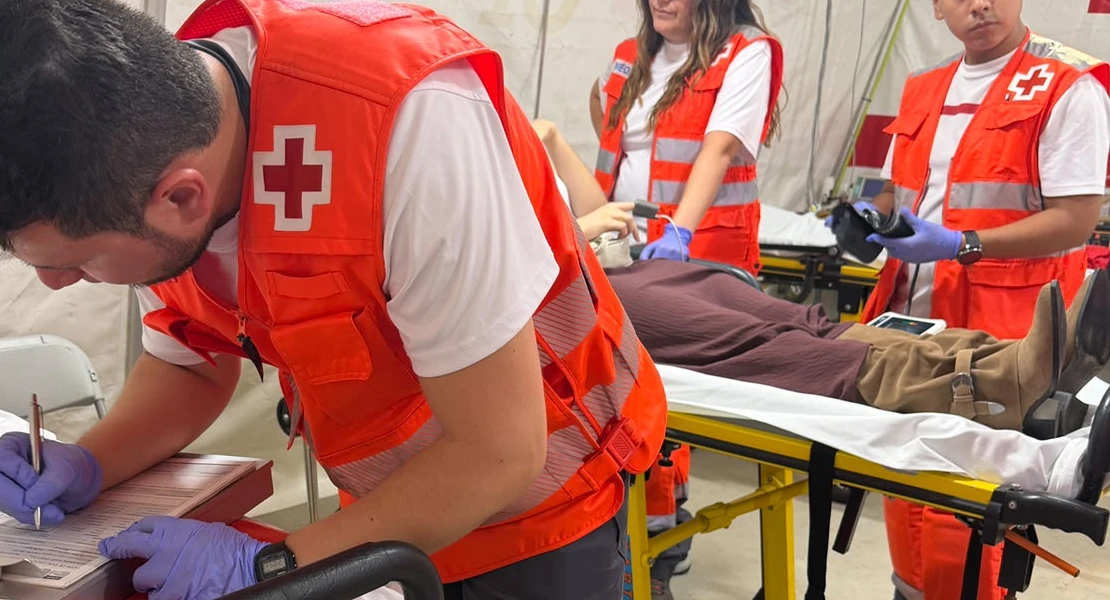 Cruz Roja cierra la noche del lunes con 29 asistencias en el ferial