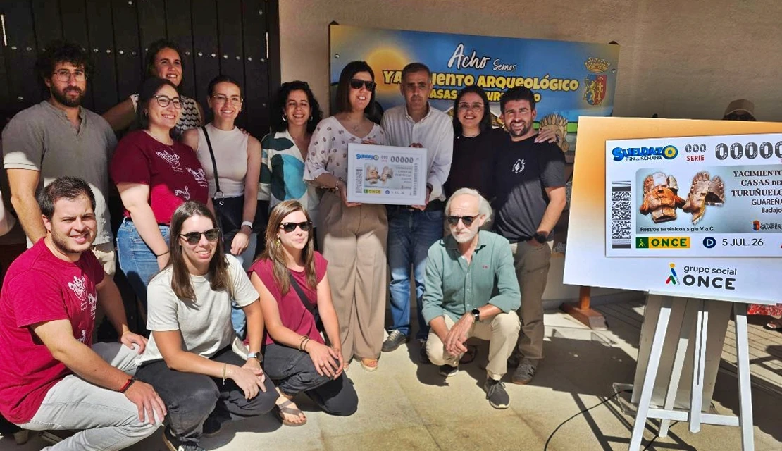 El Yacimiento Casas del Turuñuelo, protagoniza cinco millones y medio de cupones de la ONCE