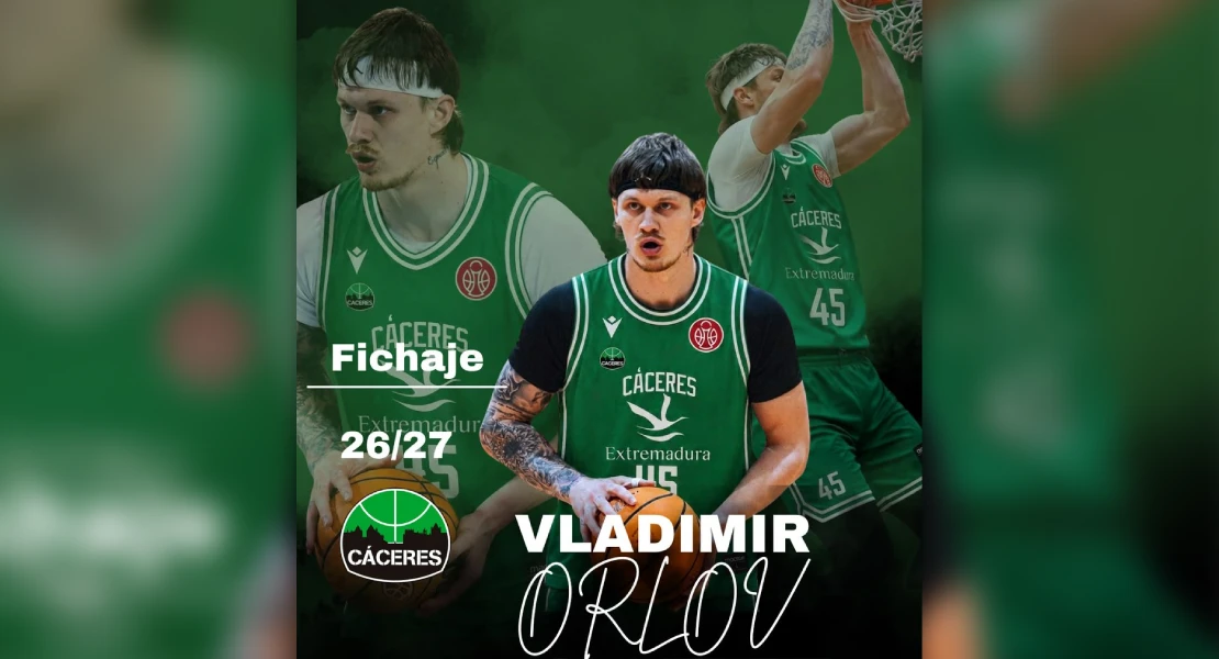 El pívot Vladimir Orlov es el nuevo fichaje del Cáceres