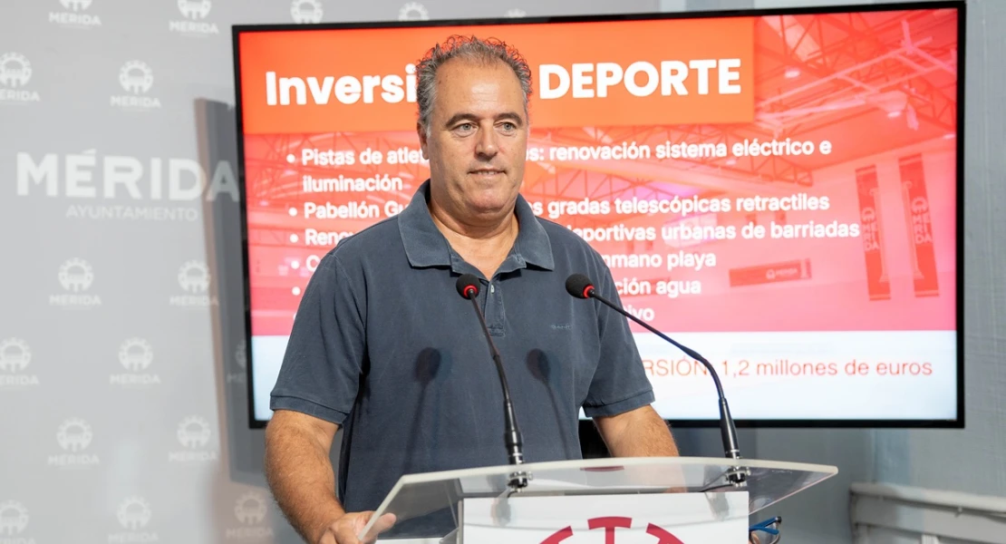 El Ayto. de Mérida destina más de 2 M€ a la renovación de sus infraestructuras deportivas
