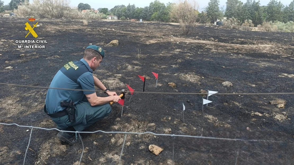 Detenido tras incendiar las inmediaciones del Hospital de Navalmoral de la Mata (CC)
