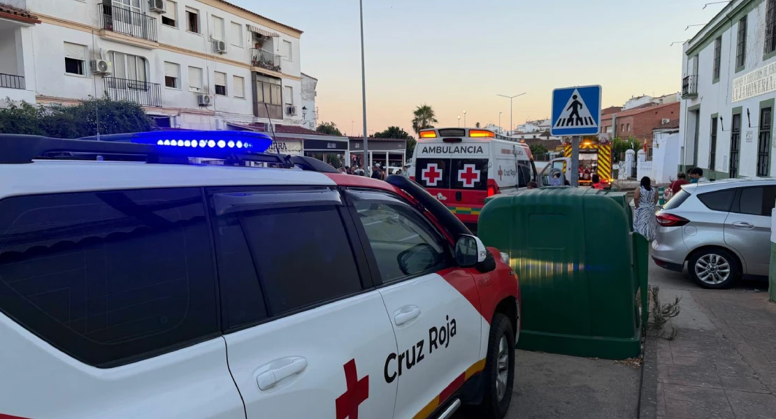 Tres personas atendidas por un incendio en una vivienda de Jerez de los Caballeros