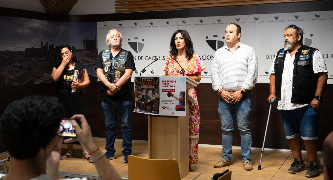 La Diputación de Cáceres se une al llamamiento para la donación de médula ósea