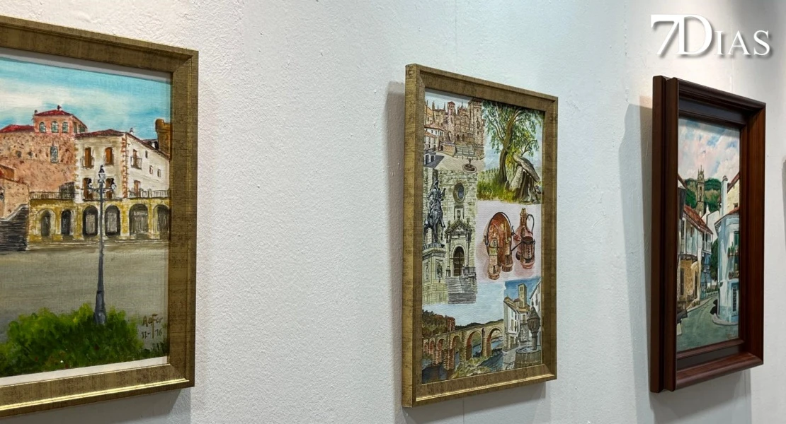 El Luis de Morales acoge la exposición 'Pinceladas de nuestra tierra' de Ramón Fernández Díez