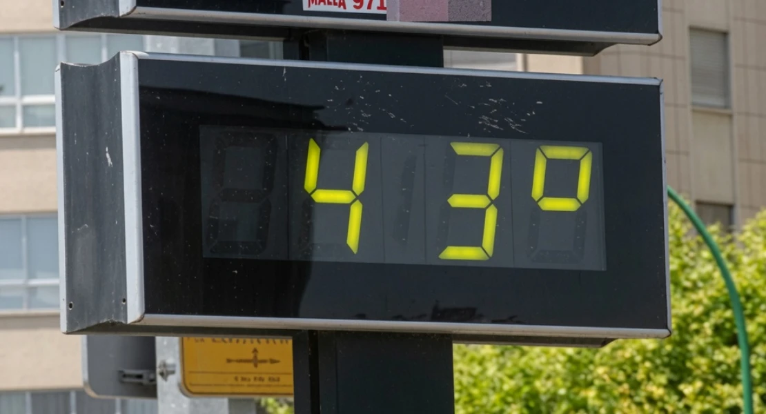 Badajoz marca la temperatura más alta del país este sábado