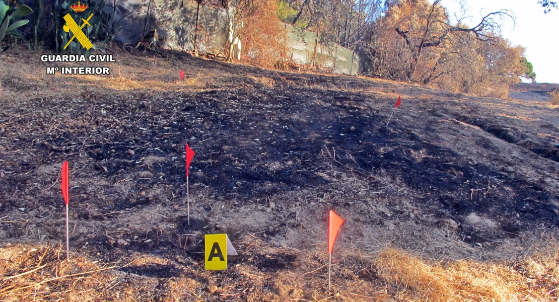 Indentifican al causante del incendio que arrasó 14 ha junto a una urbanización pacense