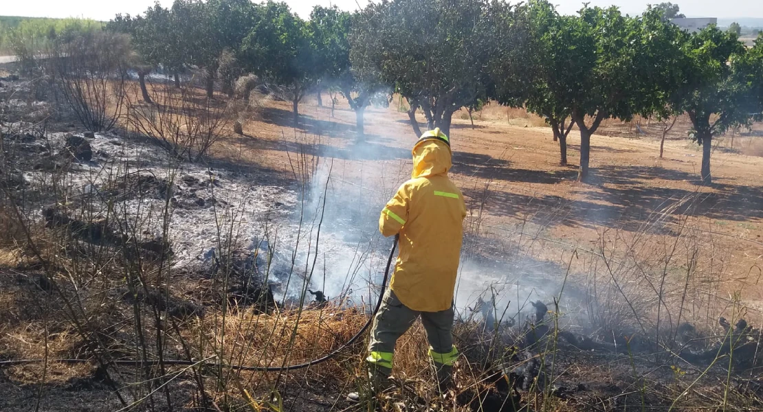 El dispositivo contra incendios de la CHG evita la propagación de siete conatos en junio