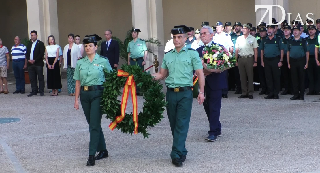 La Comandancia de Badajoz conmemora a las víctimas del terrorismo de la Guardia Civil