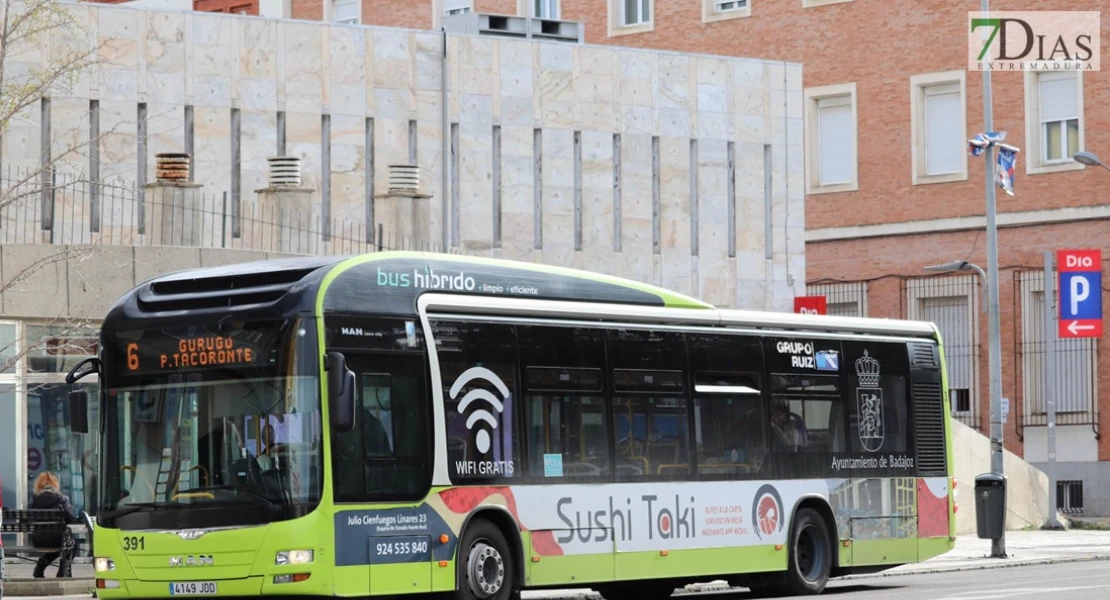 Desciende el uso del autobús urbano en Extremadura