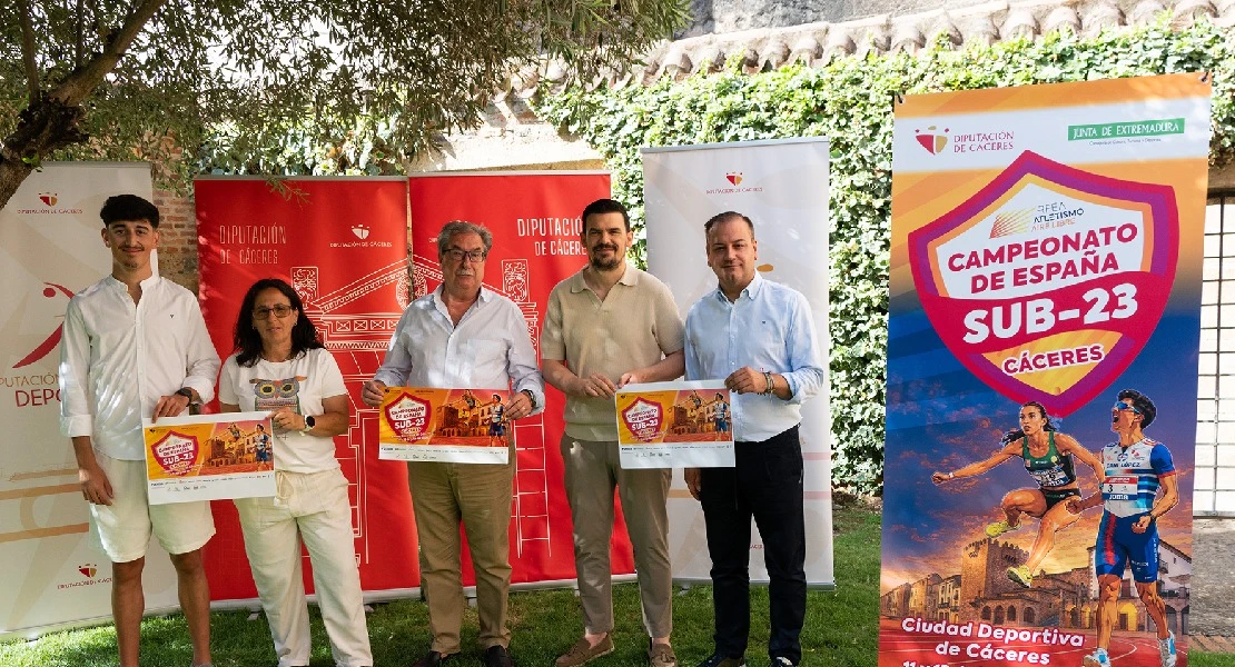 Cáceres acoge la próxima edición del Campeonato de España Sub23 de Atletismo