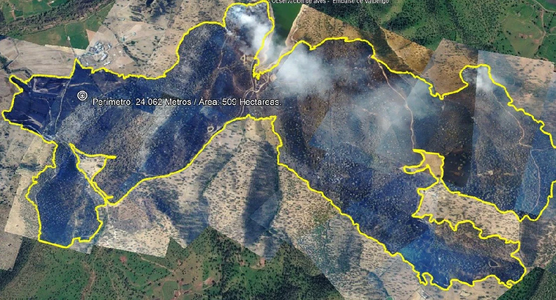 Estos son los pueblos extremeños con mayor riesgo de incendio