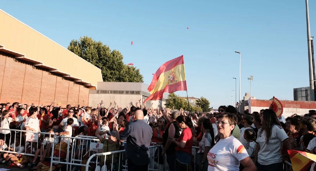 Así celebró Don Benito la victoria de Pedro Porro en la final del Mundial