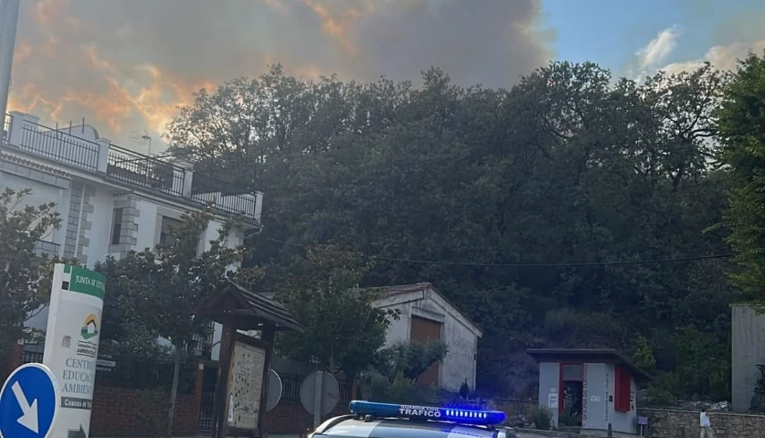 Desactivado el nivel 1 del incendio en Cuacos de Yuste (CC)