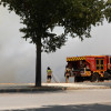 Imágenes del grave incendio la zona de Ronda Norte (BA)