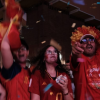 Así celebró Don Benito la victoria de Pedro Porro en la final del Mundial